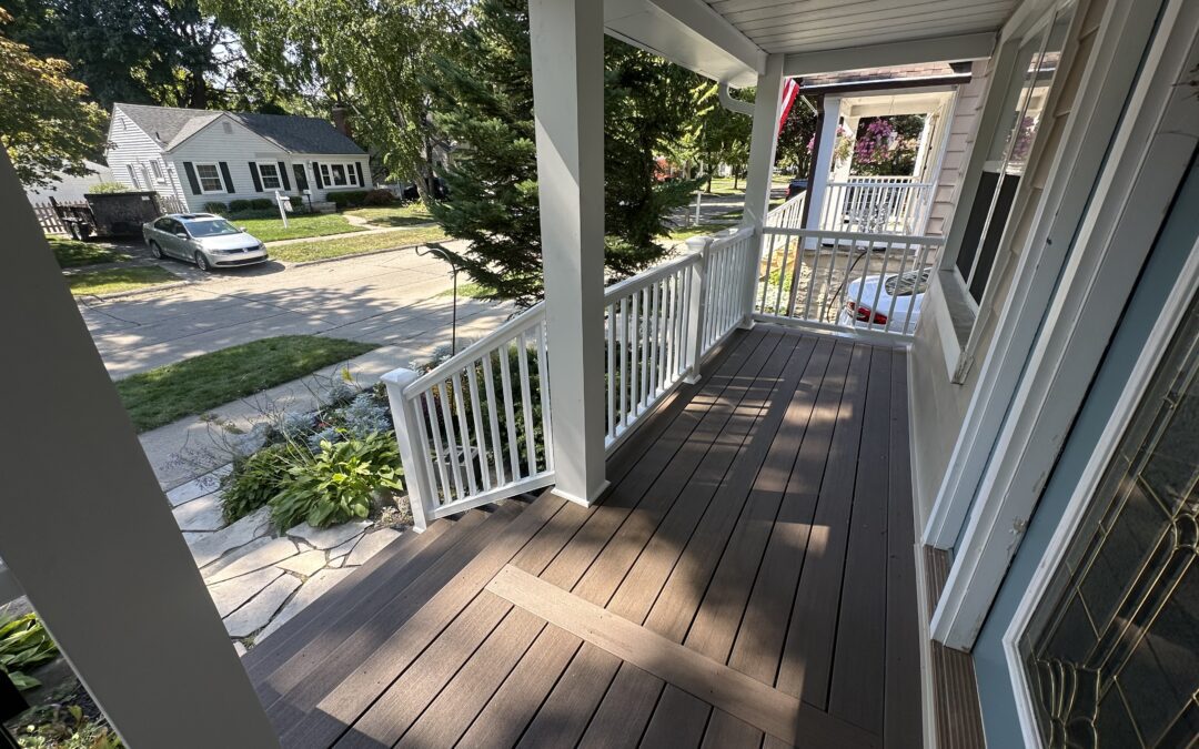 2024 Grosse Pointe Shores – Front Deck TimberTech Azek