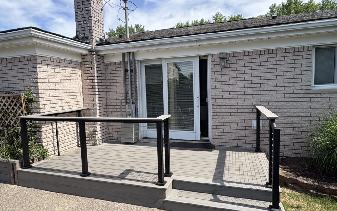 Saint Clair Shores Composite Deck – TimberTech Legacy Line Ashwood